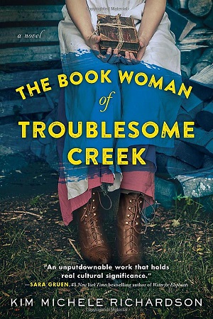 Book Woman... book cover (woman from waist down holding books)