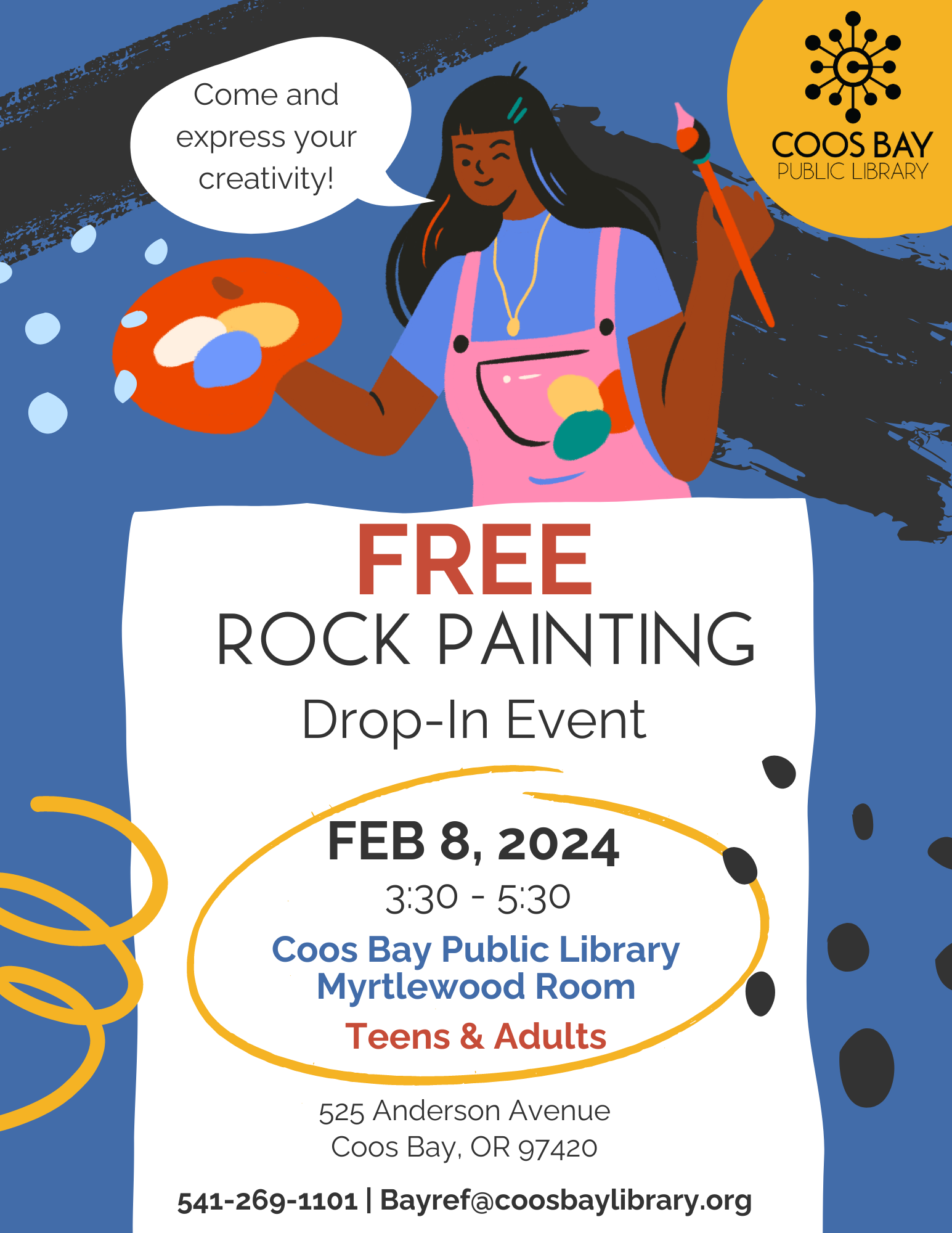 Rock Painting Flyer