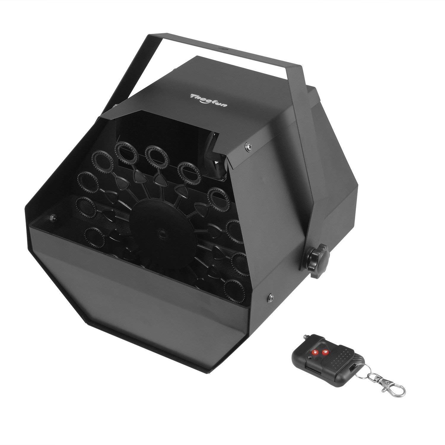 Octagonal bubble machine