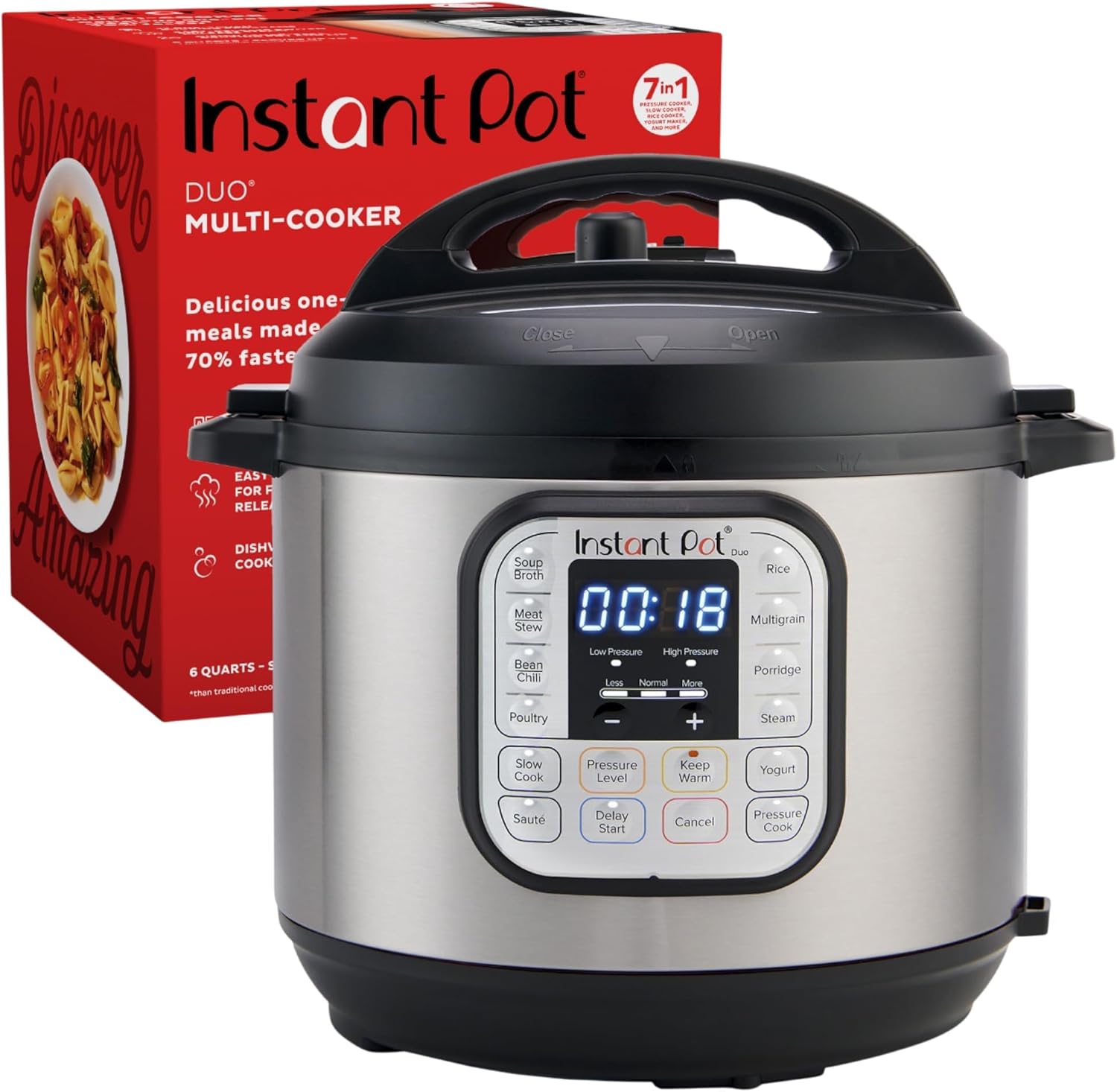 Instant Pot programmable pressure cooker