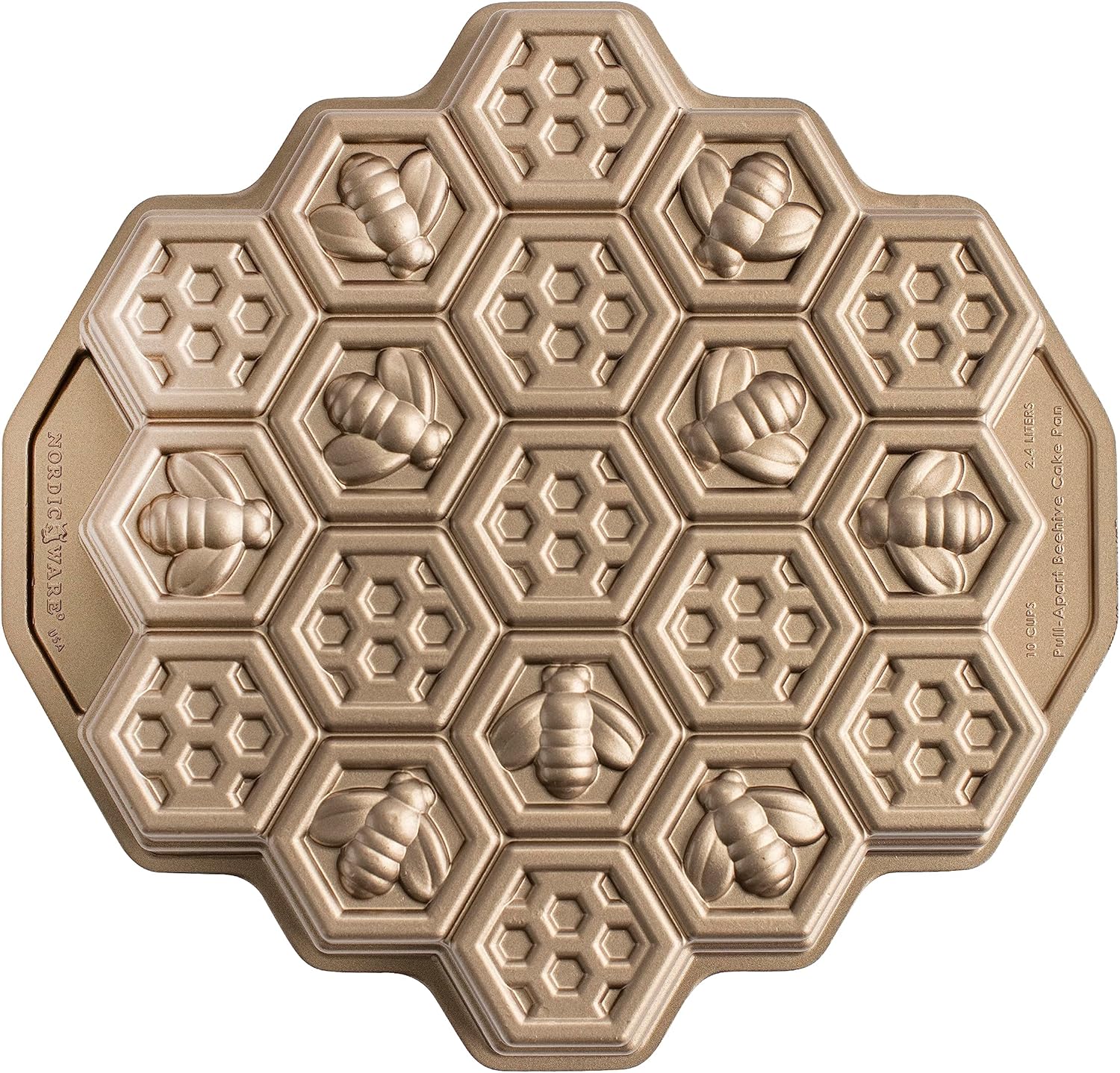 Nordicware honeycomb pull-apart cake pan