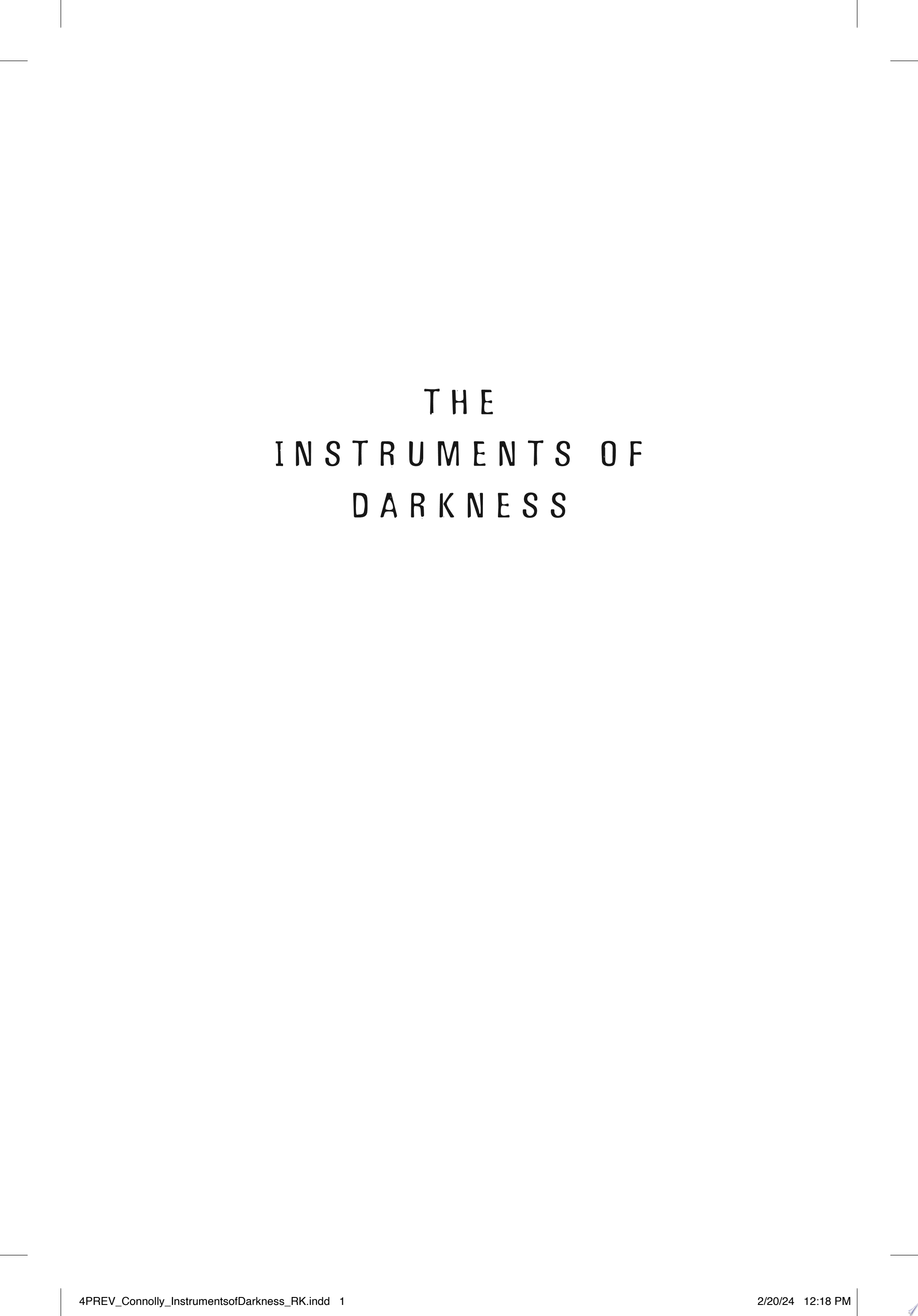 Image for "The Instruments of Darkness"