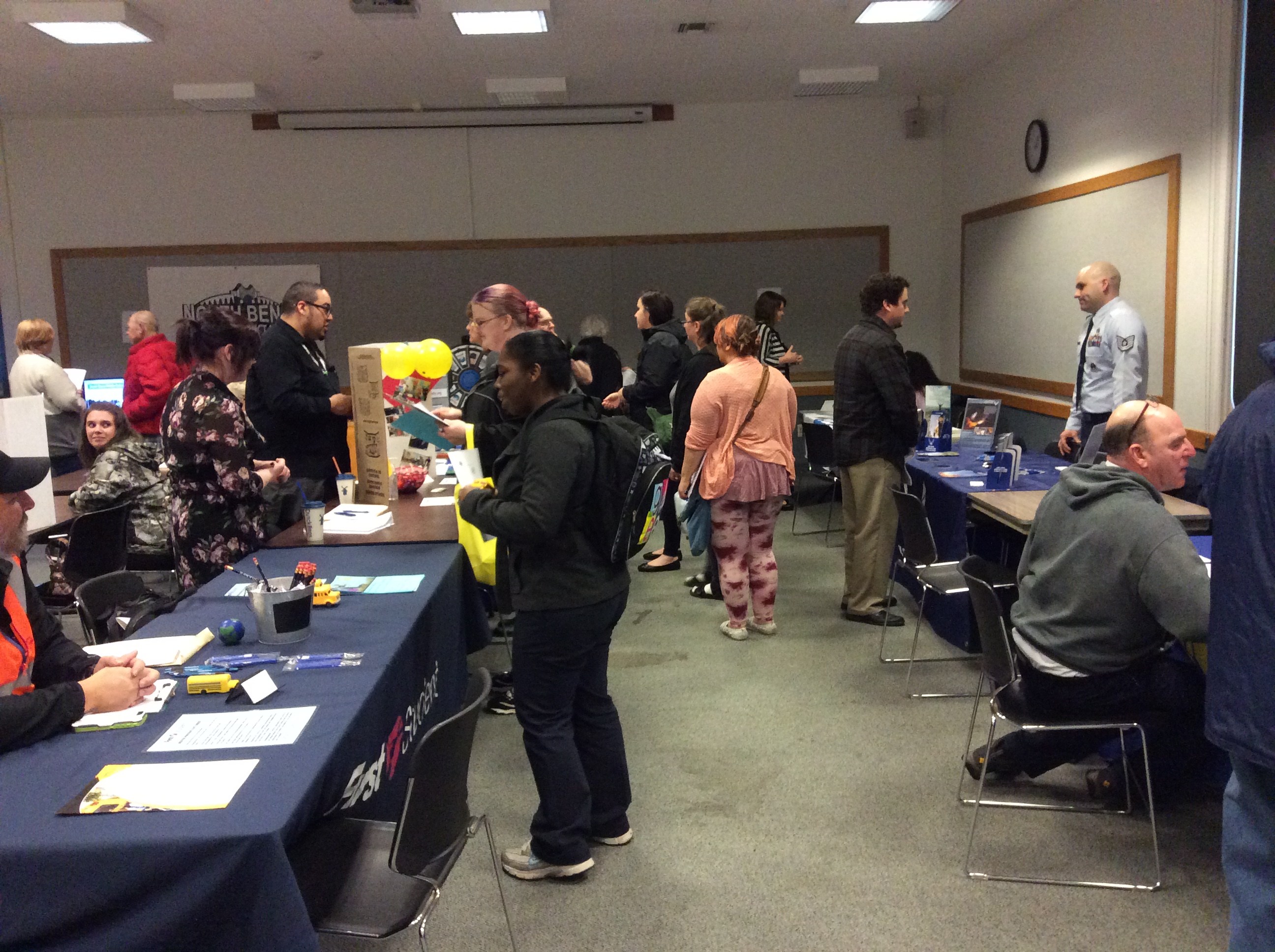 Picture of previous Job Fair @ CB Library