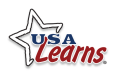 USA Learns logo