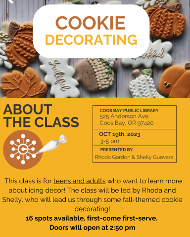 Cookie Decorating Flyer