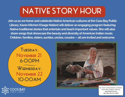 Native Story Hour with Karen Kitchen