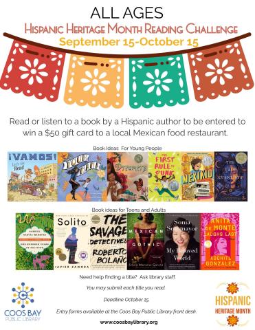 Hispanic Heritage Month Reading Challenge