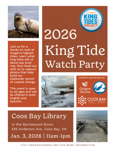 King Tide Program Saturday January 3 from 11:00am-1:00pm