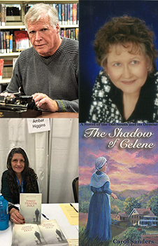 pic of Tom, Amber, Faye , and Carol's book