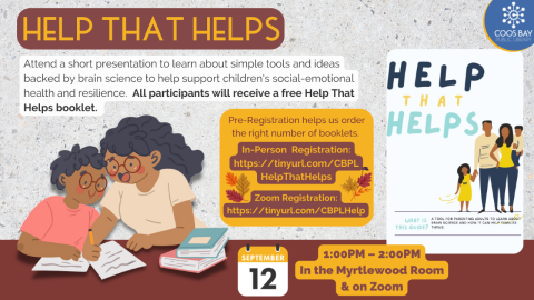 Help That Helps flyer