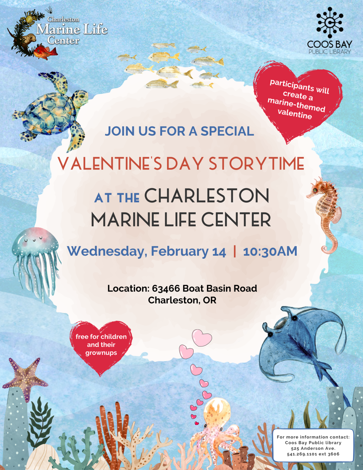 Charleston Marine Life Storytime