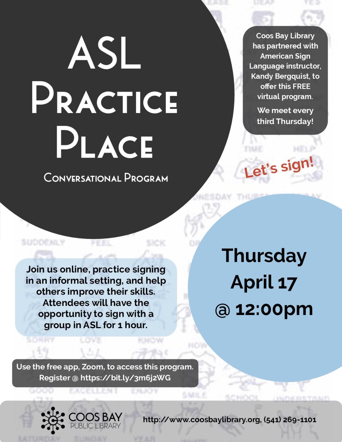 JPG of program flyer w/date, time, etc.