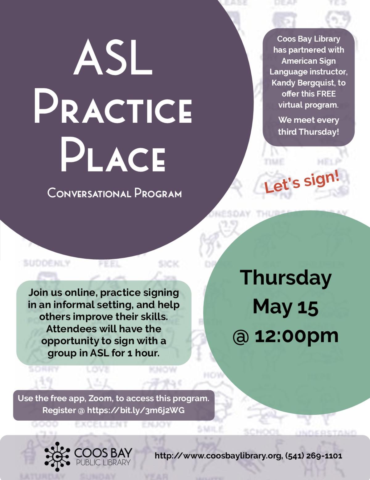 JPG of program flyer w/date, time, etc.