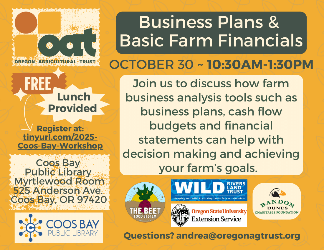 Program flyer with event details and sponsor logos