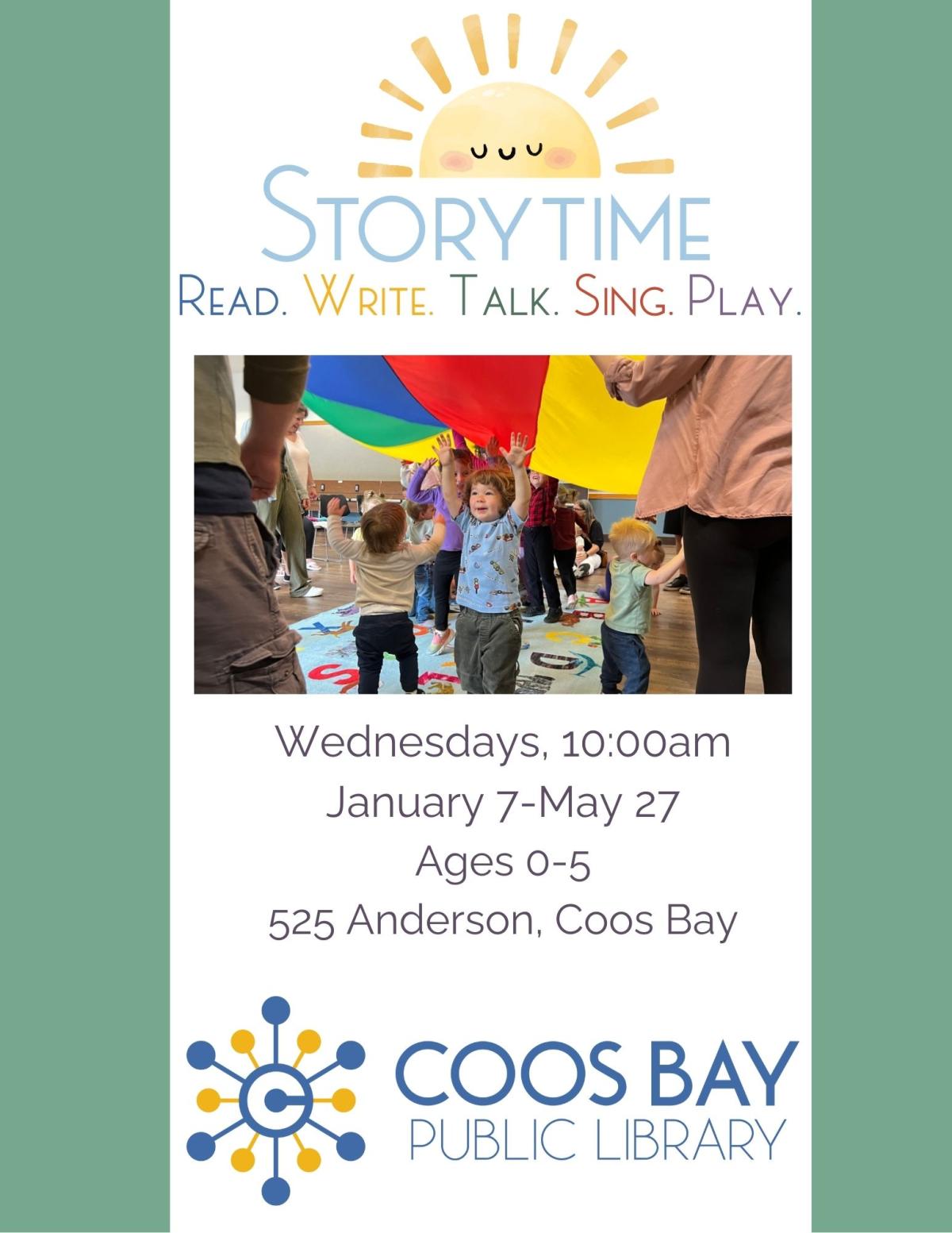 Storytime Wednesdays 10:00am