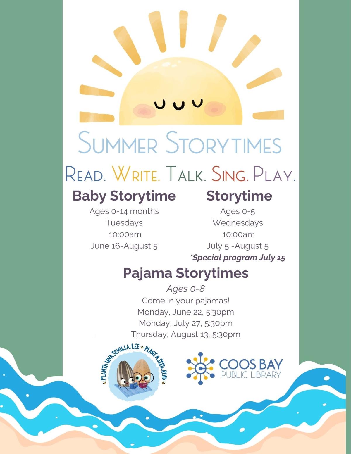 SRP 2026: Storytime 10:00am Wednesdays