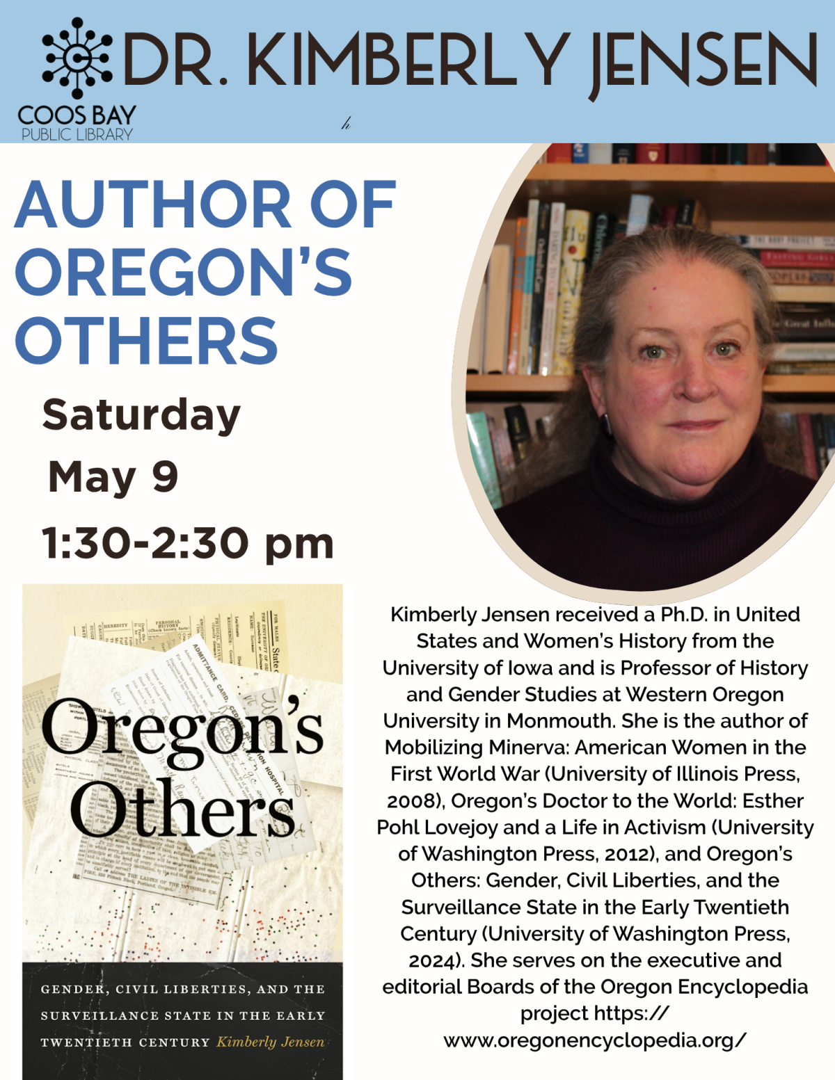 Join us as Author Kimberly Jensen talks about her book, Oregon's Others. 