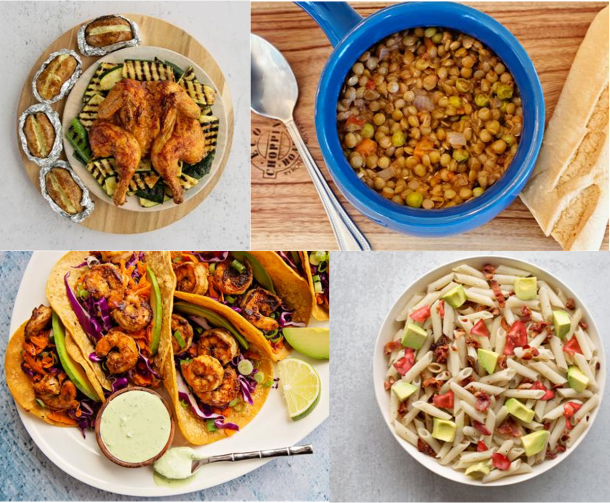 Pic of 4 NG Grocers meals