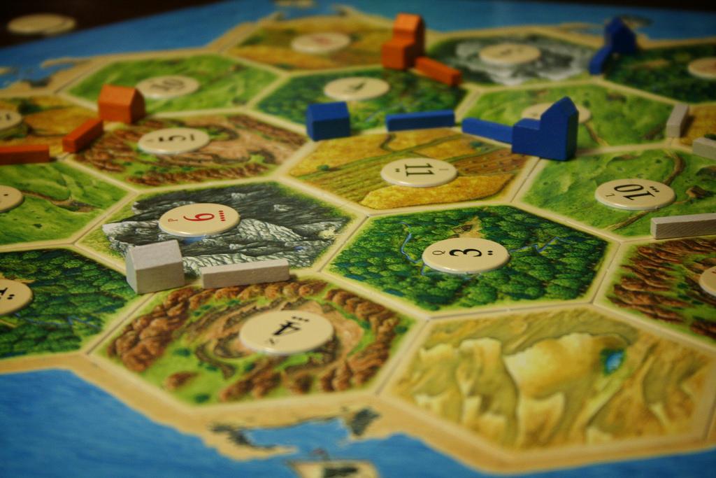 settlers of catan board